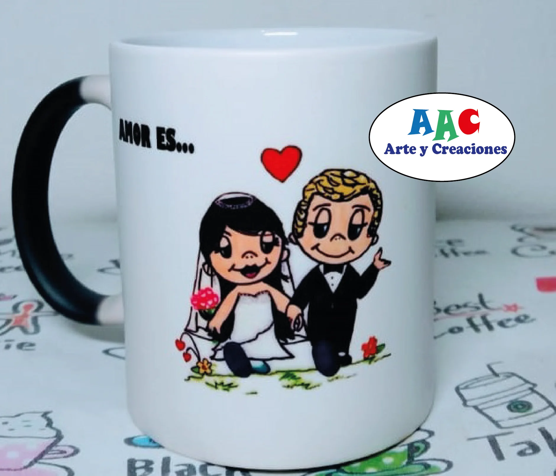 Mug mágico personalizado aniversario